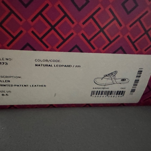 Tory Burch Leopard Miller 8.5 - Picture 3 of 3